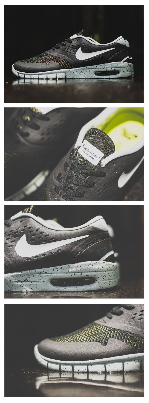 Nike SB Koston 2 Max: Black/Venom Green/Grey