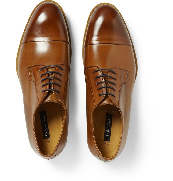 Paul Smith Shoes & Accessories - Ernest Burnished Leather Derby Shoes | MR PORTE...