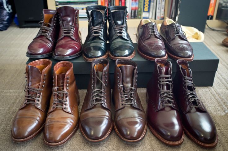 That's a lot of Alden shell cordovan. Oh my.