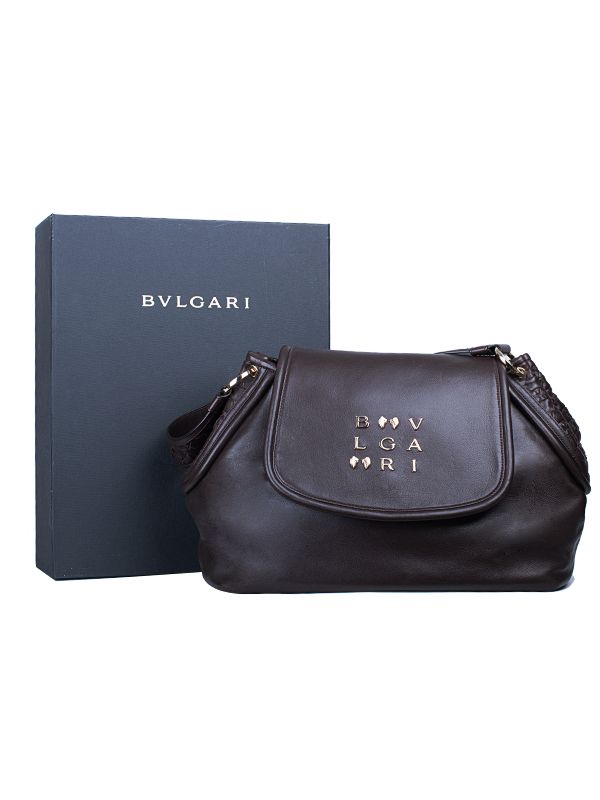 Bvlgari Leoni Leather Hobo Bag