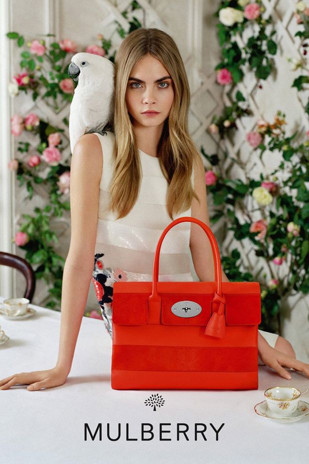Cara Delevingne para Mulberry obsessed