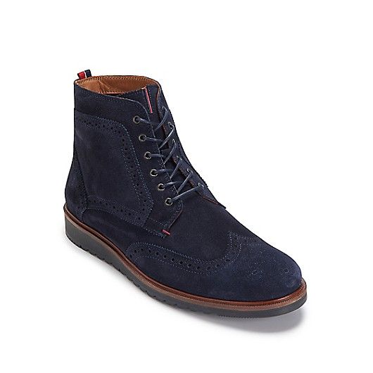 Image for SUEDE BROGUE BOOT from Tommy Hilfiger USA