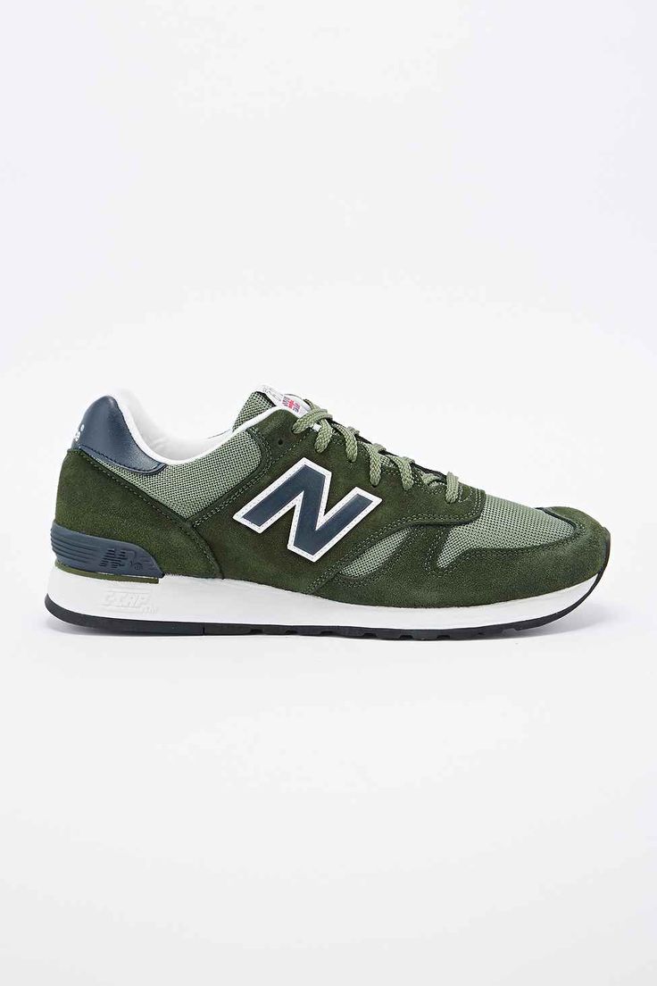 New Balance 670 Made in UK Camping Trainers in Green