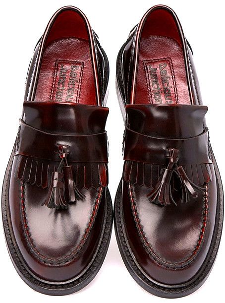 Shoes Men's Loafers Rude Boy Oxblood Suedehead Delicious Junction