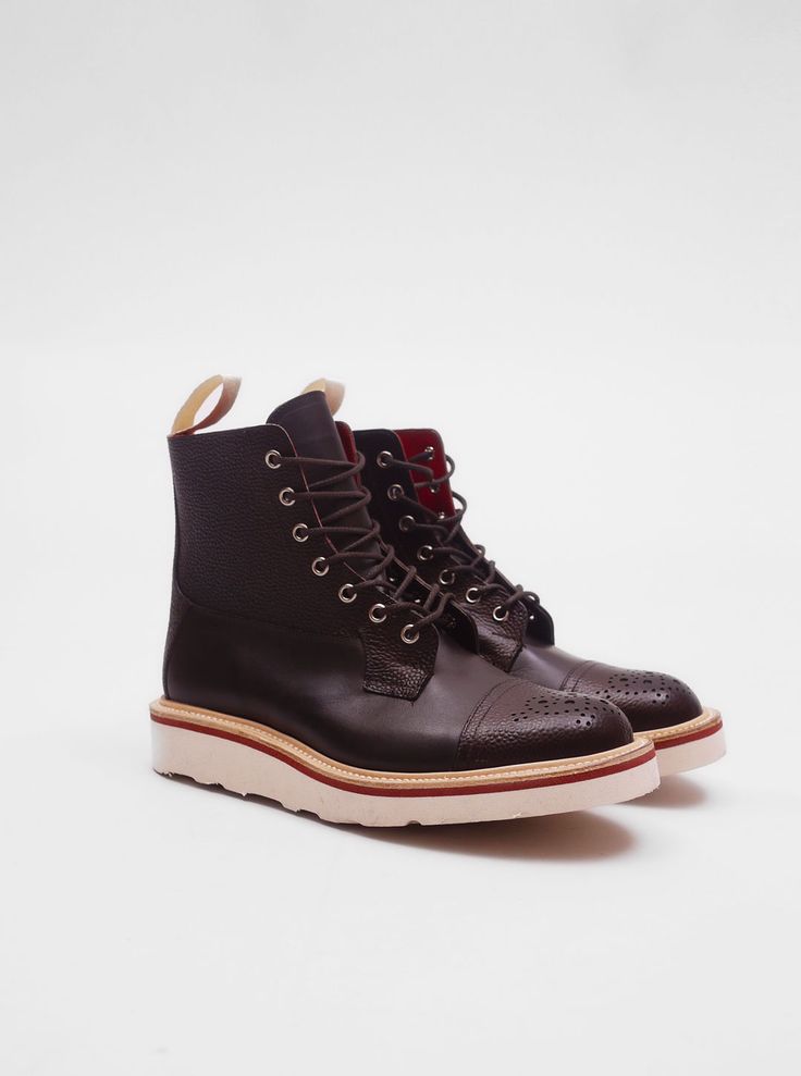 Trickers for Present - Two Tone Superboot Brown
