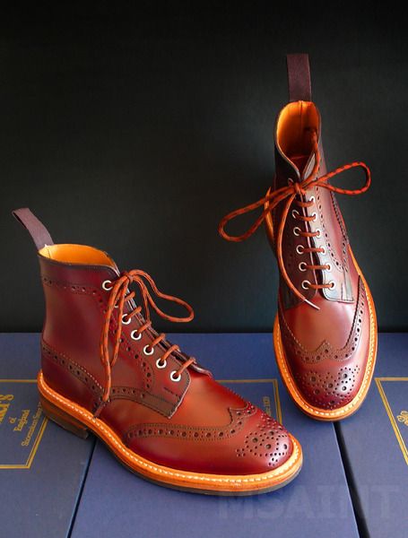 Tricker’s Oxblood Country Boots