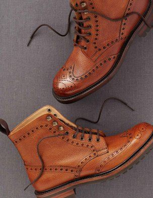 Tweed C, Country Brogue Boots, Nice compliment to my tweed pants and suede vest,...