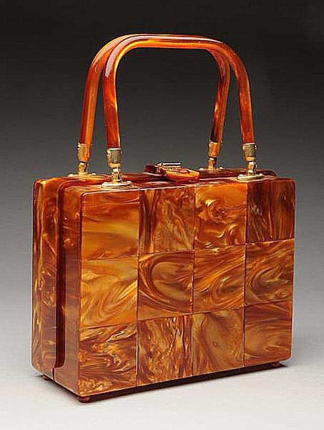 Unmarked Lucite Handbag, late-1950s