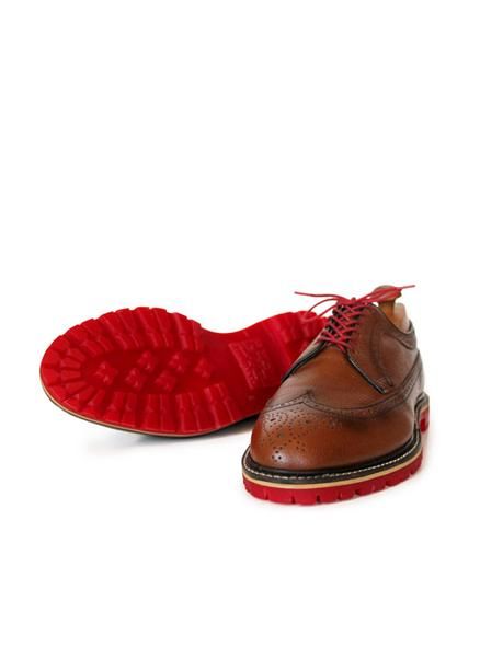 Cognac Brown Longwing: White Mid-Sole $245