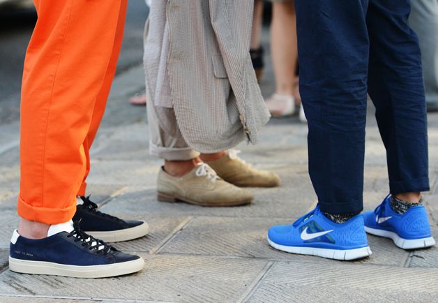 Tommy Ton's Street Style: Pitti Uomo: Style: GQ: Sneakers!