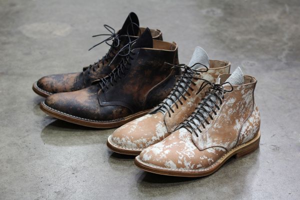 Viberg Boot Painted Horsehide Service Boots