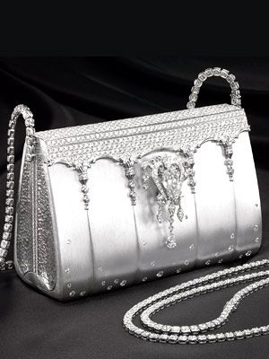 Rosamaria G Frangini || The most expensive handbag encrusted with 2,182 Diamonds...