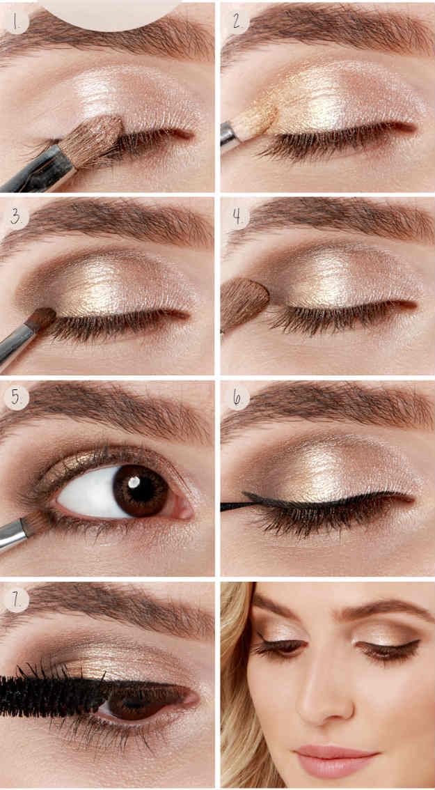 Holiday Shimmer Eyes | Eyeshadow For Brown Eyes | Makeup Tutorials Guide