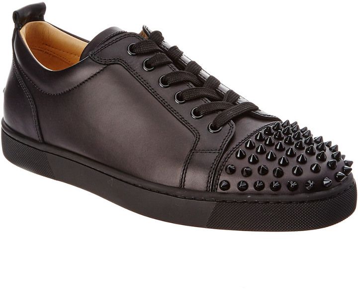 Christian Louboutin Louis Junior Spikes Leather Sneaker