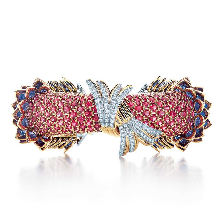 Tiffany & Co. Schlumberger® fish bracelet of diamonds and gemstones. | Tiffany ...