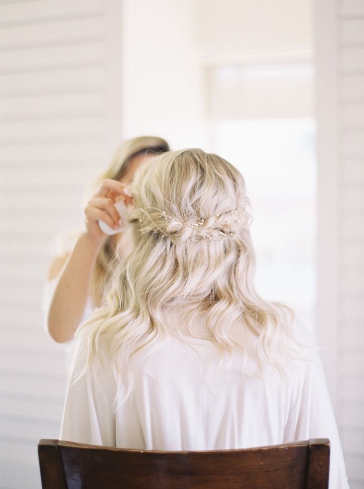 Featured Photographer: Blue Rose Pictures; wedding hairstyle idea