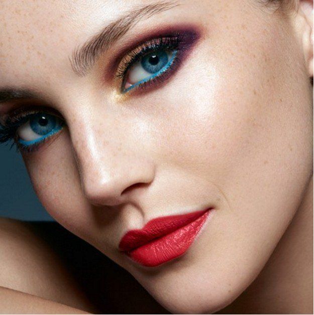 Colorful Waterline | Homecoming Dance Makeup Ideas Guaranteed To Win You The Cro...