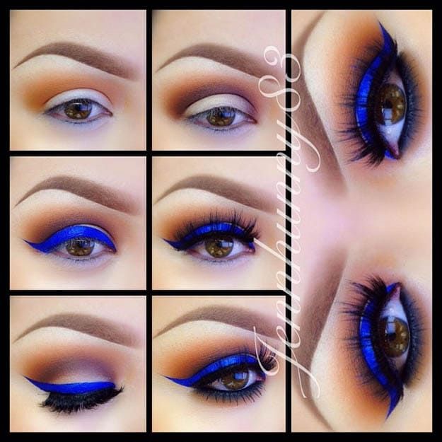 Electric Blue | Eyeshadow For Brown Eyes | Makeup Tutorials Guide