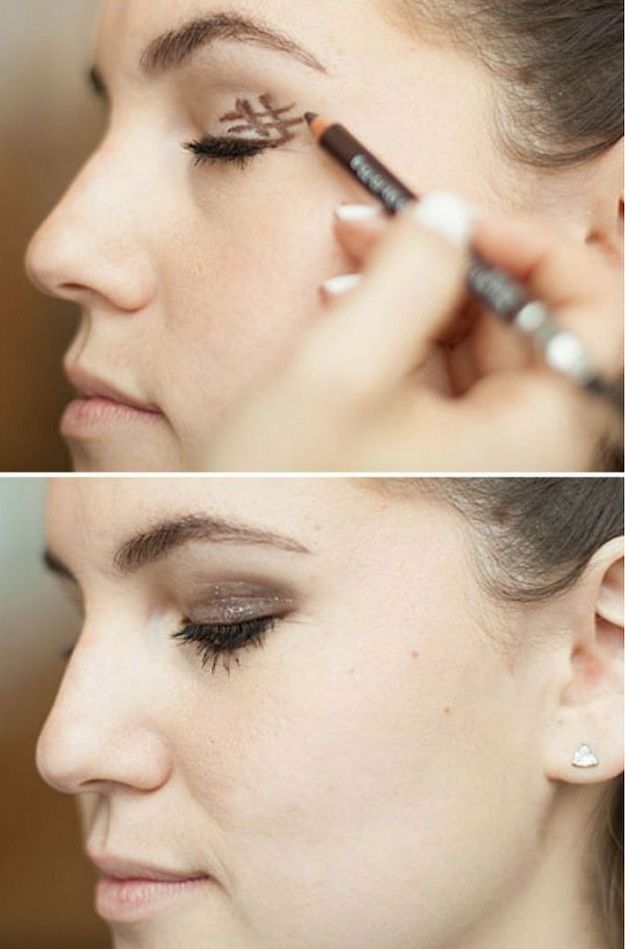 Hashtag for Perfect Smokey Eye Makeup | 10 Life-Changing Makeup Hacks To Save Yo...