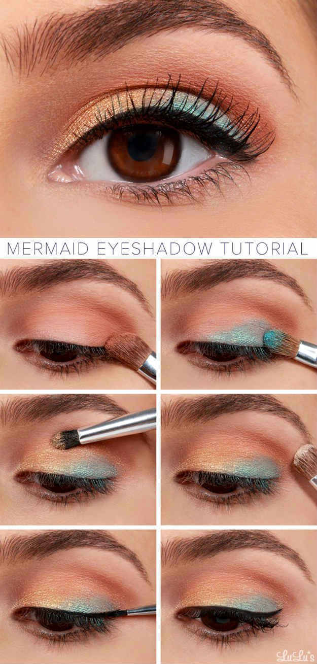 Mermaid Eyes | Eyeshadow For Brown Eyes | Makeup Tutorials Guide