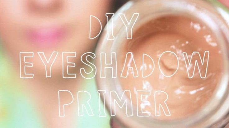Get your hands ready because we're making a DIY eyeshadow primer today! All ...