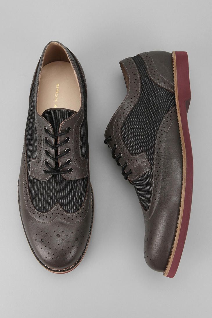 Hawkings McGill Mixed Wingtip Derby - Urban Outfitters