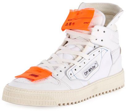 Off-White Low 3.0 Leather High-Top Sneaker