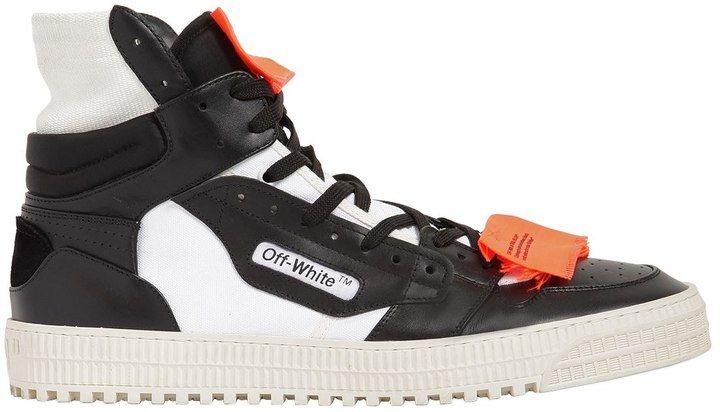 Off-White Low 3.0 Leather High Top Sneakers