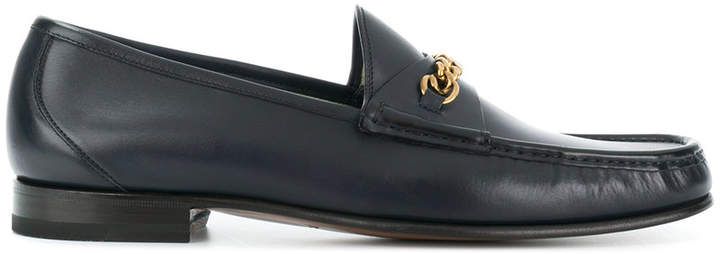 Tom Ford chain trim classic loafers