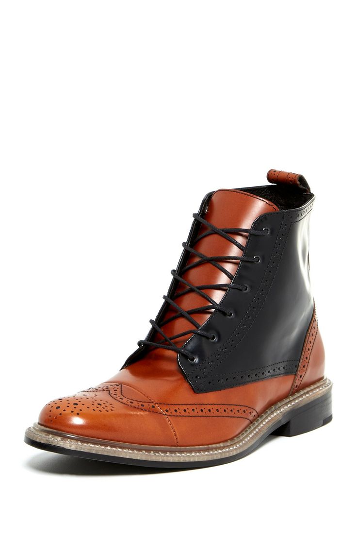 Wingtip Lace-Up Boot