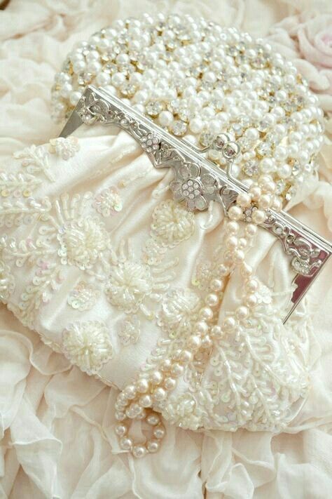 pearls, lovely, and purse image