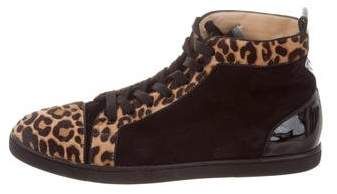 Christian Louboutin Rantus Orlato Leopard Sneakers