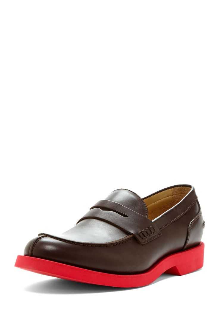 Thomas Dean Polished Leather Penny Loafer on HauteLook