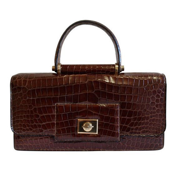Hermès Crocodile  Handbag Vintage
