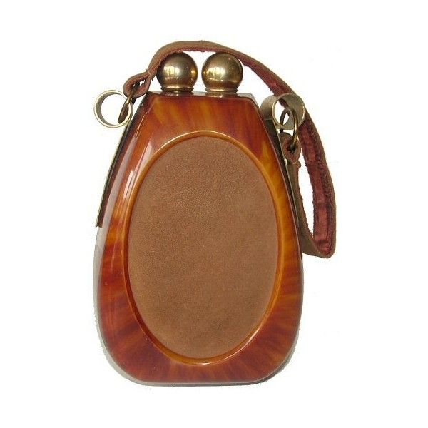 Art Deco bakelite handbag ❤ liked on Polyvore