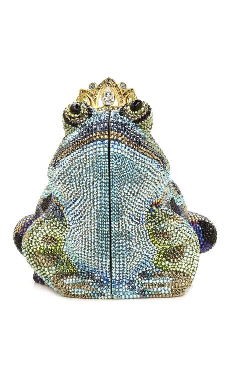 Shop William Frog Prince Minaudiére by Judith Leiber for Preorder on Moda Opera...