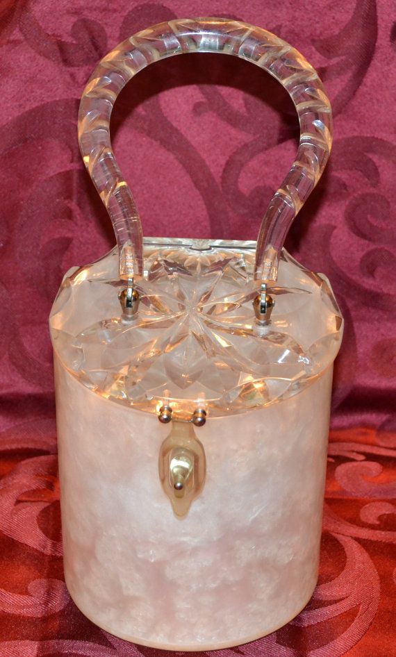 Vintage Lucite Pearlized Purse 50's Original NY @ www.etsy.com/listing/17724...