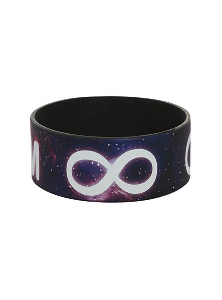 Galaxy Dream Infinity Rubber Bracelet