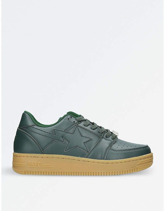 A Bathing Ape BAPE STA low-top leather trainers