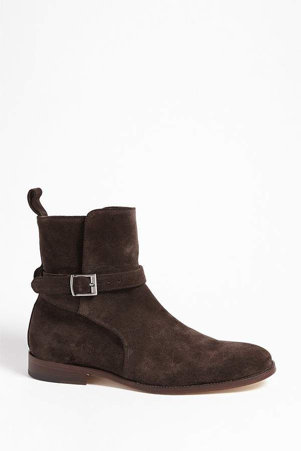 Forever 21 Men Foundation Faux Suede Buckle Ankle Boot
