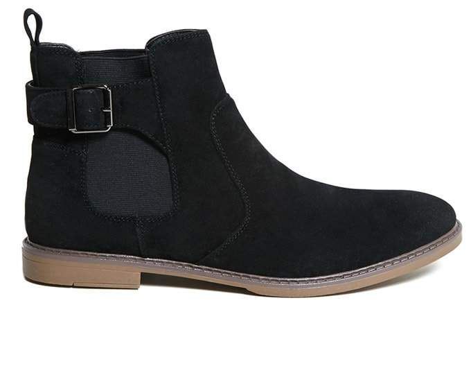 Forever 21 Men Reason Buckle Suede Boots