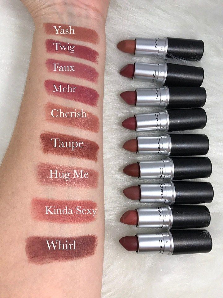 MAC NUDE LIPSTICK SWATCHES #lipstickcolor #Macmakeup