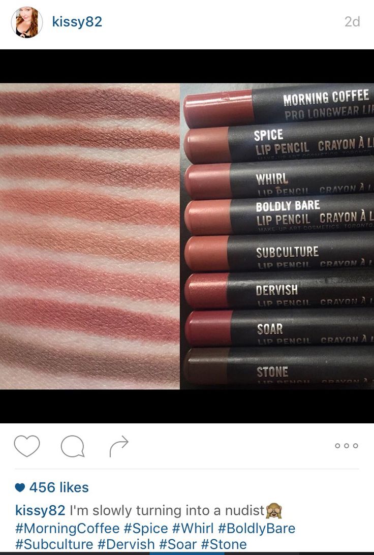 MAC nude lip pencils Cassandra Instagram