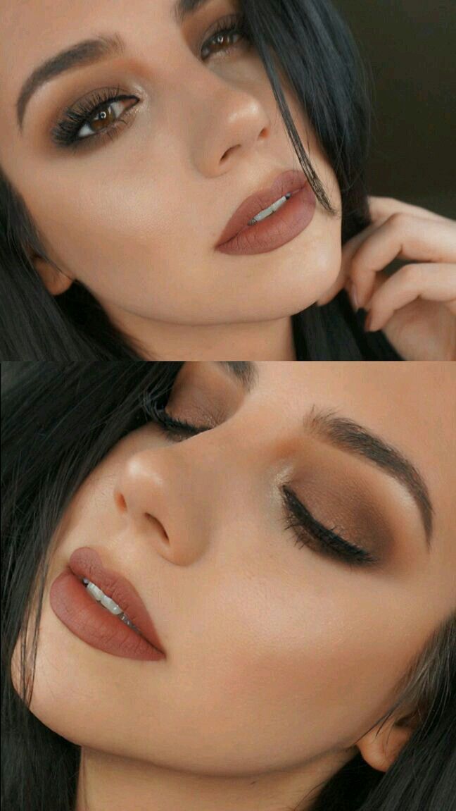 Makeup | Brown smokey eyes | Maquillaje Casual | dia/noche