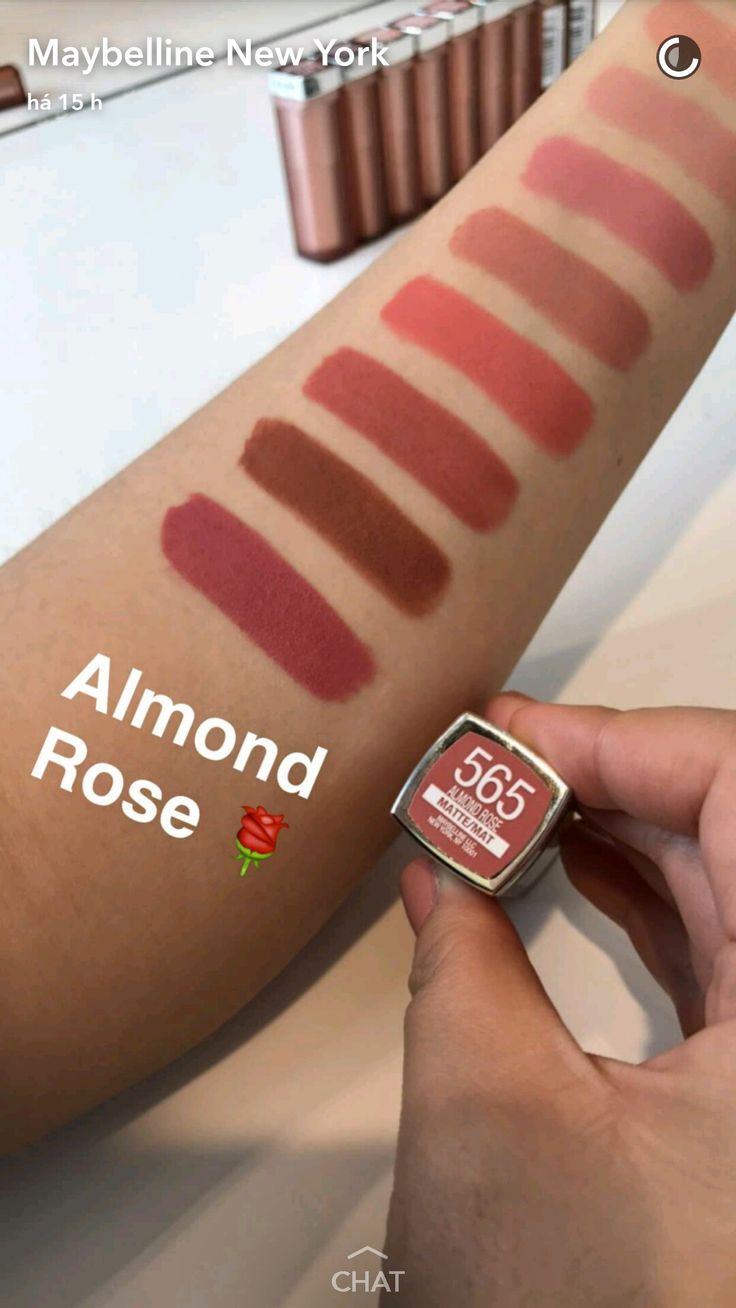 Maybelline nude colors - almond rose