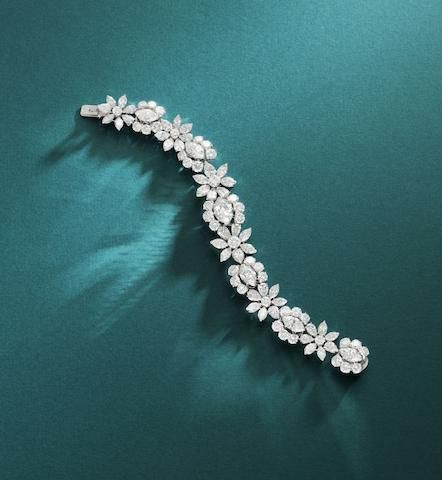 An important diamond bracelet,  by Van Cleef and Arpels,