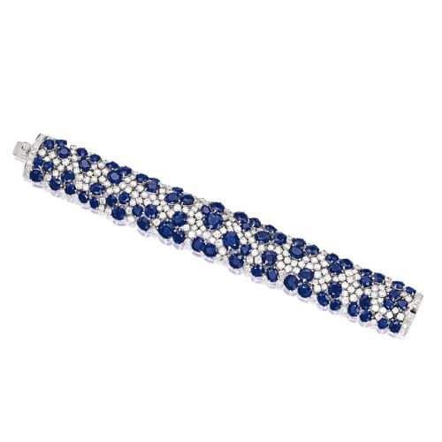 Sapphire and Diamond Bracelet | lot | Sotheby's