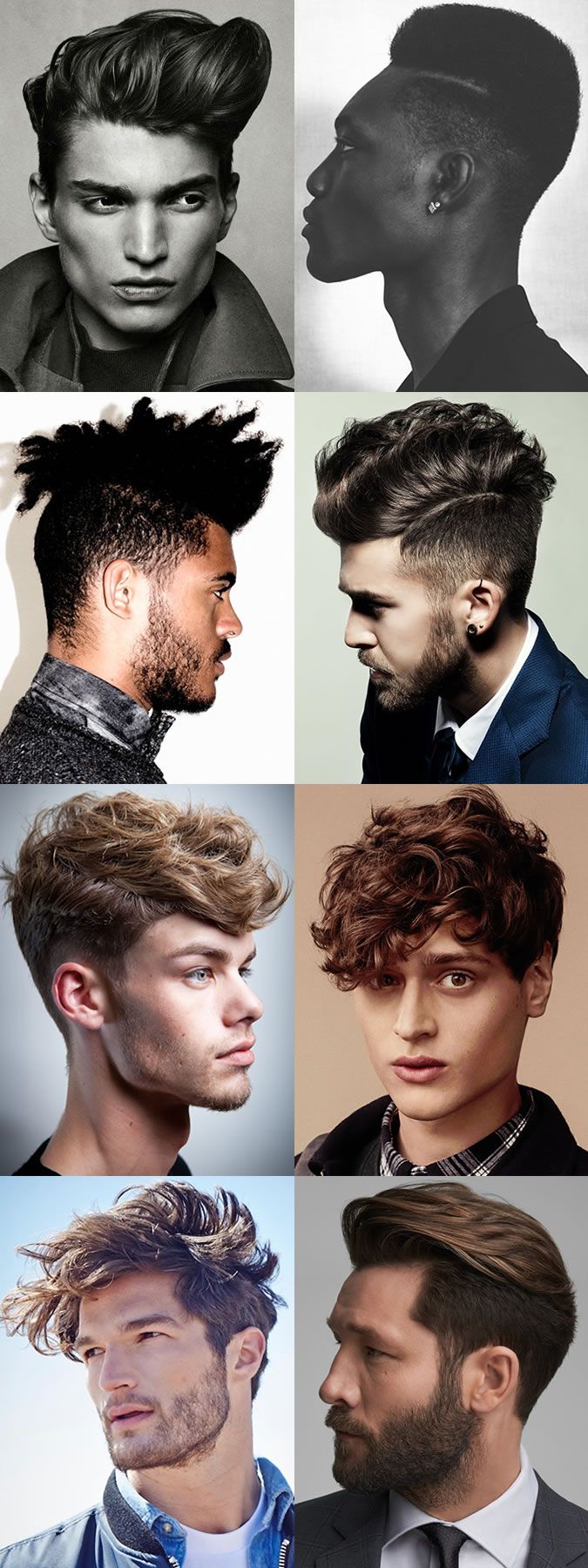 Men's Hairstyle Trends 2016 - Dramatic Contrasts and Big Shapes