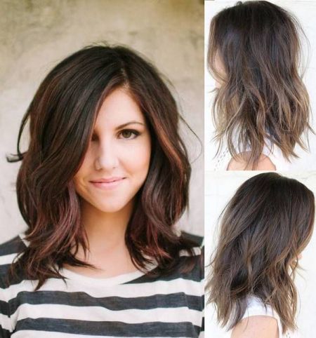 Medium Long Haircuts For Round Faces On Haircuts