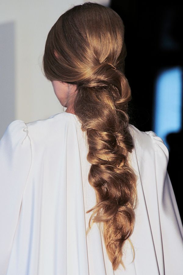 Try these not-so-basic braids from @Stylecaster | loose low braid on thick hair